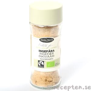 Ingefära, hel och malen