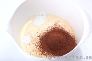 Så gör du Kladdmuffins steg 4.1 Kladdmuffins steg 4.1