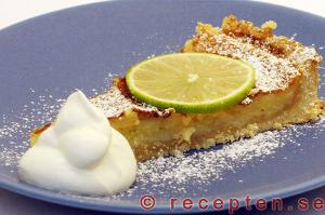 Recept på citronpaj med lime Citronpaj med lime