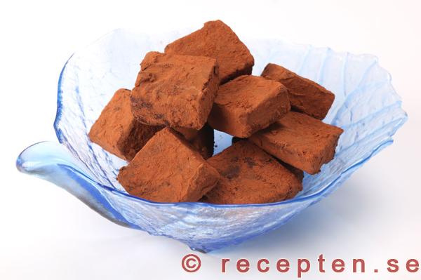 recept på chokladtryffel chokladtryffel recept