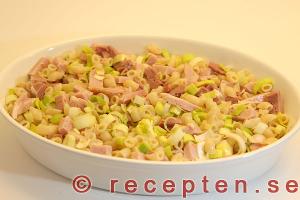 Så gör du Makaronipudding / Makaronilåda steg 3 Makaronipudding / Makaronilåda steg 3