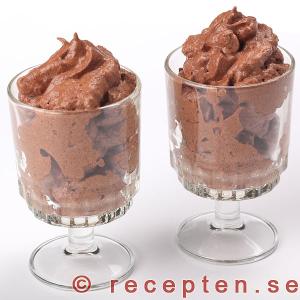 recept chokladmousse
