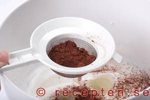 Chokladmousse LCHF / GI steg 2.1