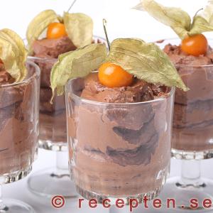 recept chokladmousse