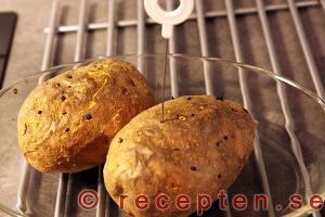 Bakad potatis med skinkröra  steg 2.2