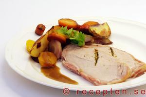 kotlettrad, potatis, balsams&aring;s