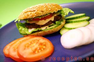 Recept på hamburgare med tillbehör hamburgare med tillbehör