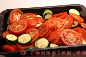 Auberginegratäng steg 2