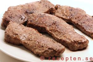 Recept på Stekt ryggbiff stekt ryggbiff