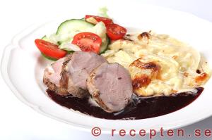 Recept på Rosmarinmarinerad fläskfilé rosmarinmarinerad fläskfilé