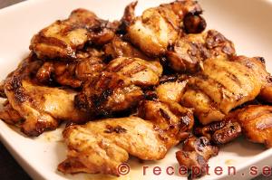 Recept på Grillad kycklinglårfilé grillad kycklinglårfilé