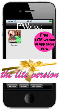 PoWorkout Lite screenshot