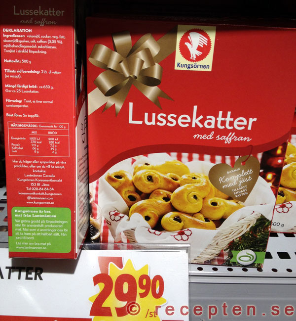 Lussekatter mix