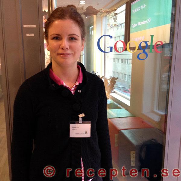 Susanne Jarl på Googles kontor