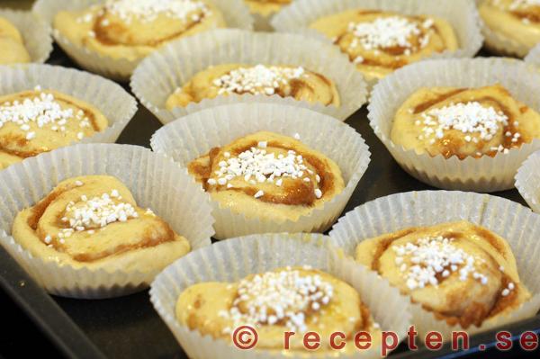 ogräddade kanelbullar