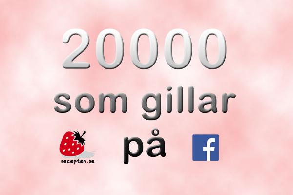 Över 20000 fans på Facebook