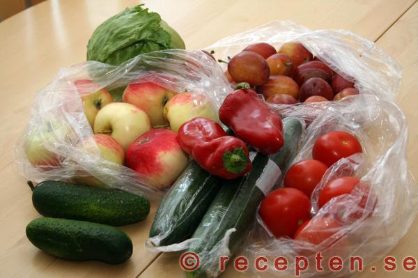 frukt och grönsaker