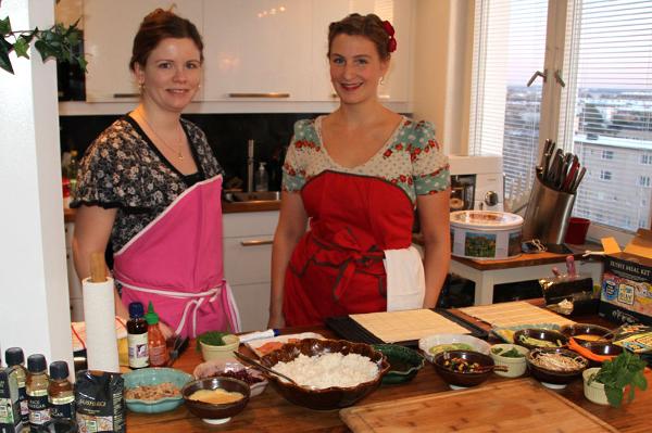 Susanne Jarl och Sigrid Bárány