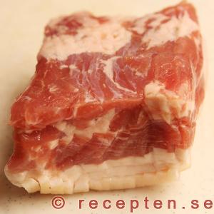 Recept med och information om sidfläsk sidfläsk