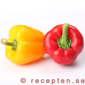 röd och gul paprika paprika