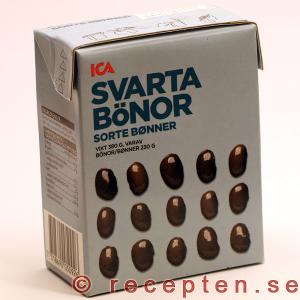 svarta bönor