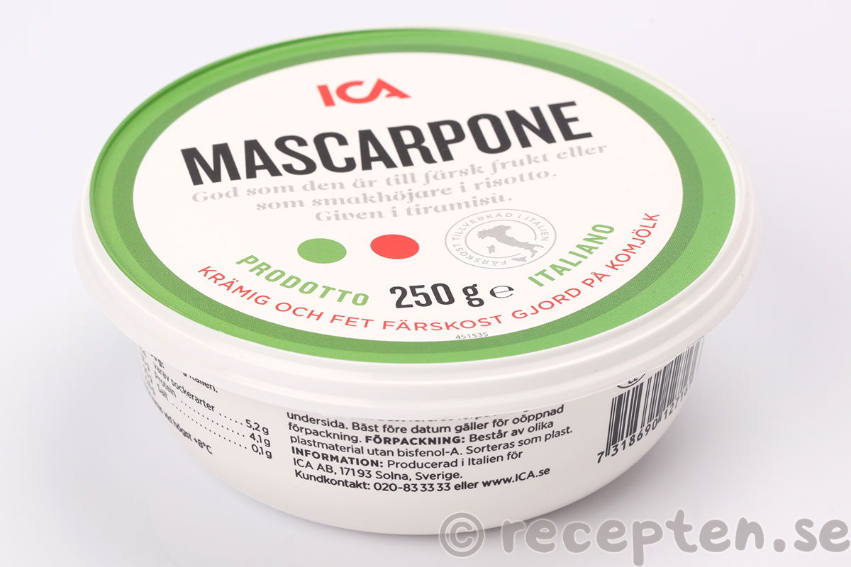 mascarpone färskost mascarpone