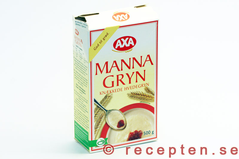 Recept med och information om mannagryn mannagryn