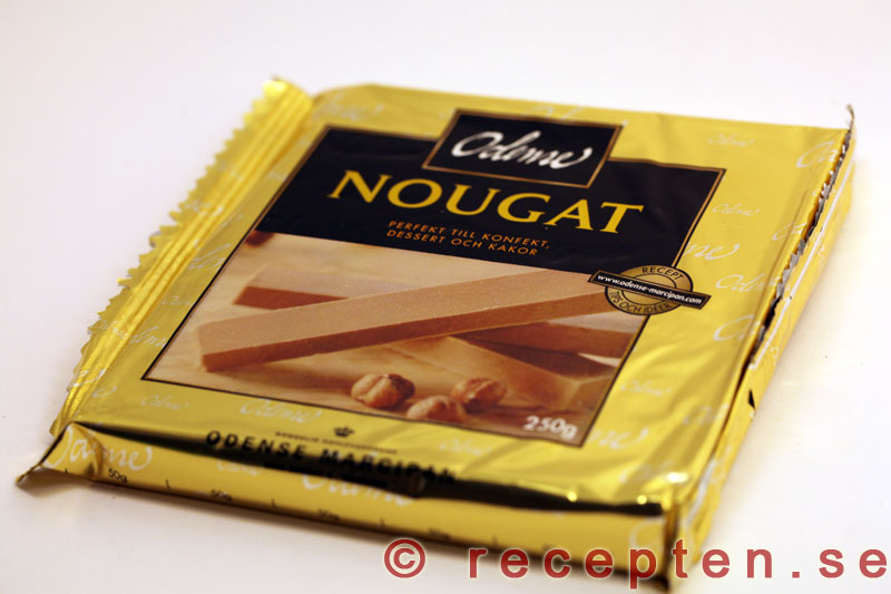 Recept med och information om nougat nougat
