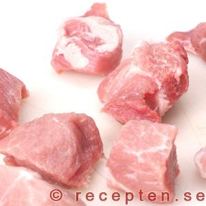Grytbitar av fläskkött grytbitar av fläskkött