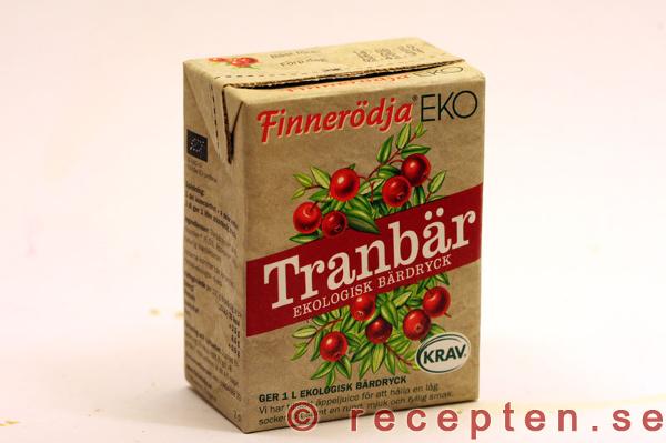 tranbärsjuice, ekologisk, Finnerödja