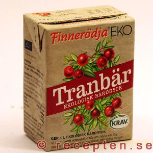 tranbärsjuice, ekologisk, Finnerödja