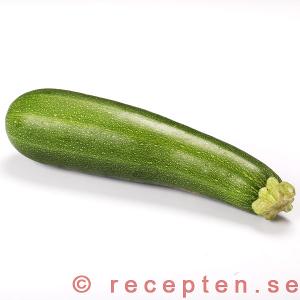 Zucchini, eller squash är olika namn på samma grönsak! zucchini eller squash