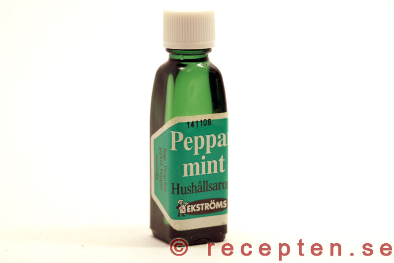 Pepparmint hushållsarom i liten flaska Pepparmint hushållsarom