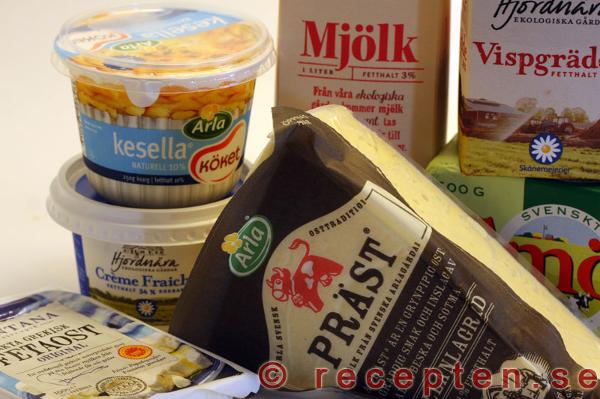 mjölk- och ostprodukter