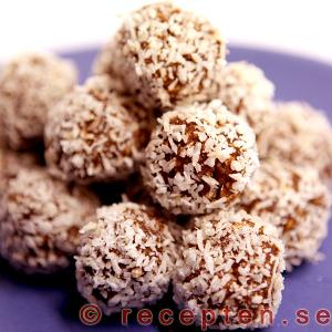 Chokladbollar - gott godis chokladbollar - godis