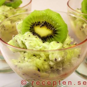 Kiwisorbet - ett fettsnålt recept Kiwisorbet