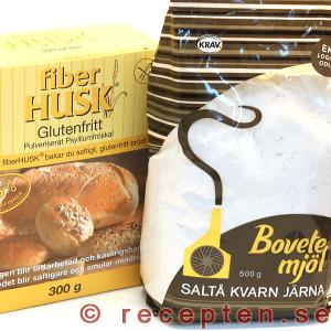 Glutenfritt mjöl och fiberhusk Glutenfritt