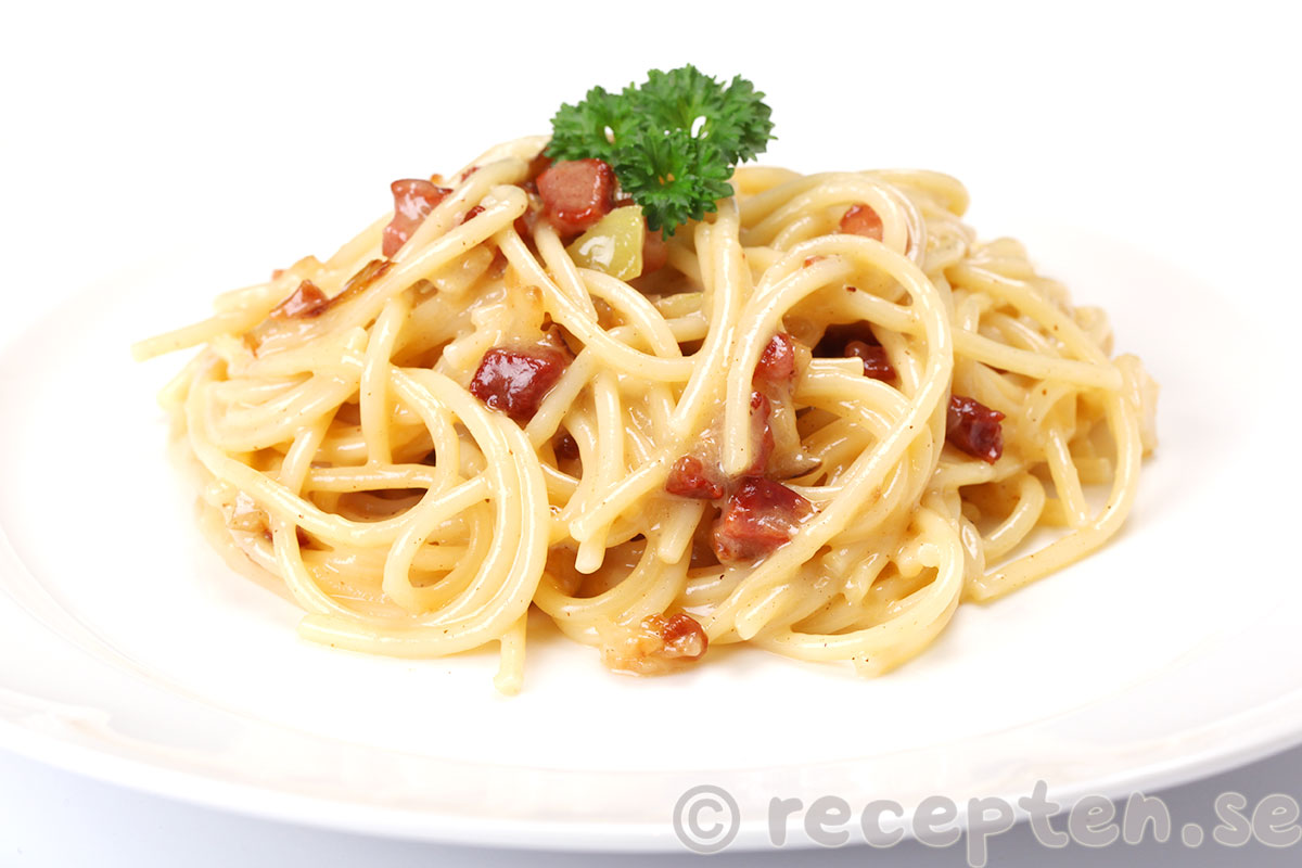 Lunch Recept Pasta Carbonara