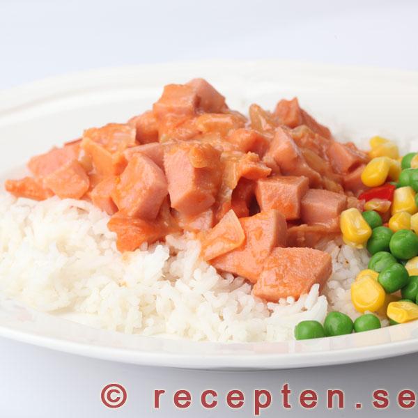 Korv stroganoff Korv stroganoff