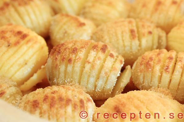 Hasselbackspotatis