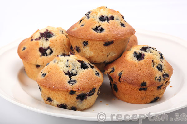 Blåbärsmuffins