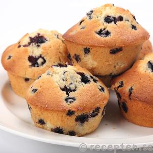 Blåbärsmuffins Blåbärsmuffins