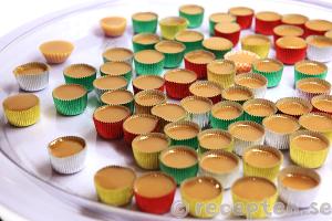 Kola steg 5.2: Kola i ischokladformar.