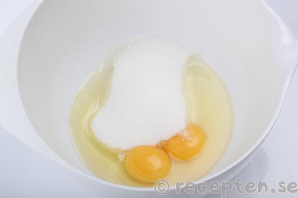 ägg och strösocker