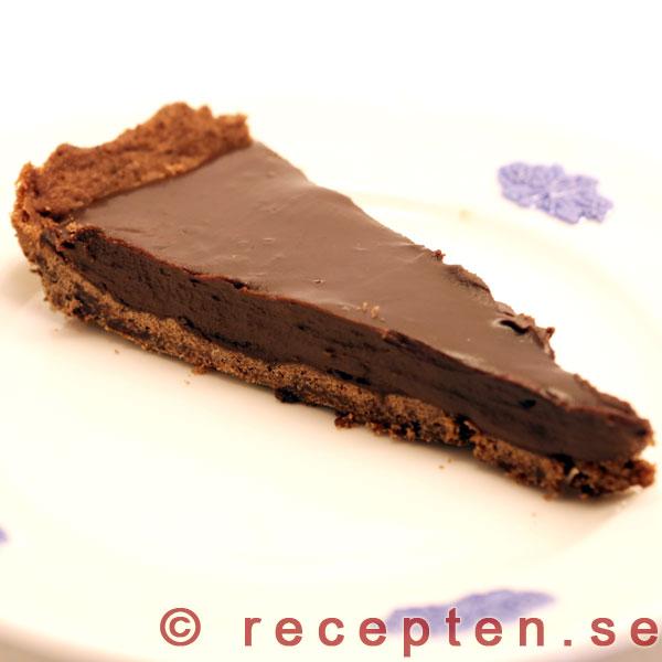 Chokladpaj med tryffel Chokladpaj med tryffel