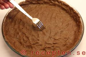 instruktion steg 3.2 chokladpaj med tryffel