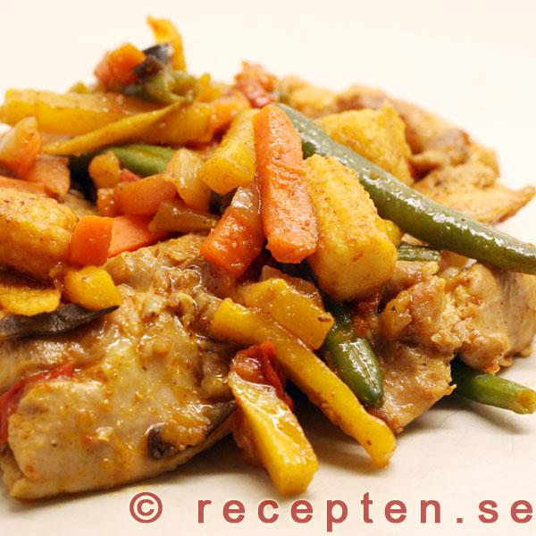 Kycklingwok