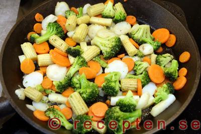 stek wokgrönsaker