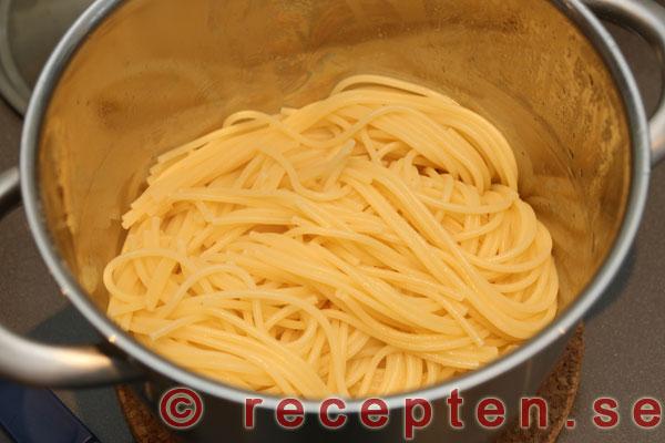 avhälld pasta