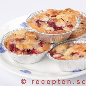 Muffins med hallontosca hallontoscamuffins